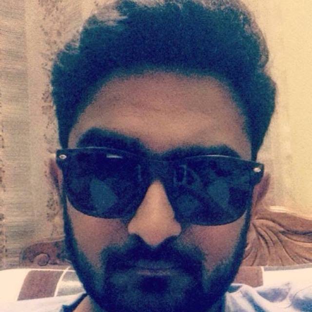 Close-up wearing dark sunglasses